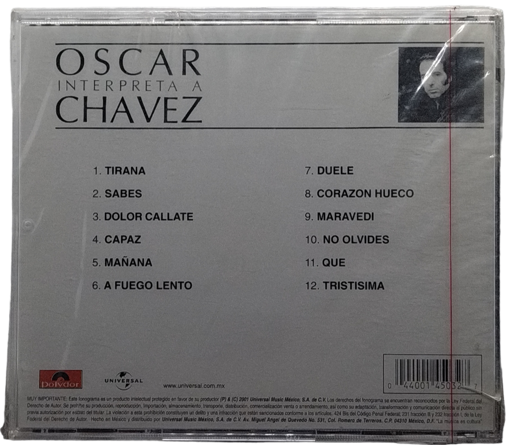 Oscar Chavez - Oscar Interpreta A Chavez