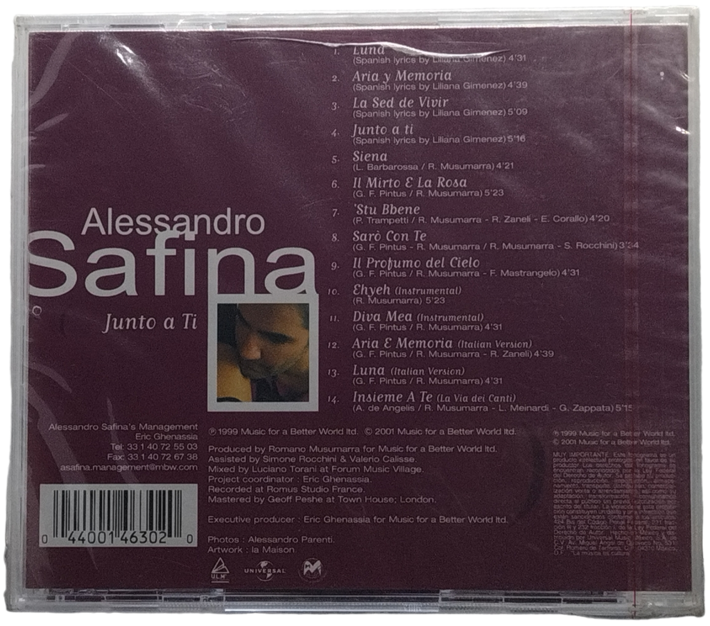 Alessandro Safina - Junto A Ti