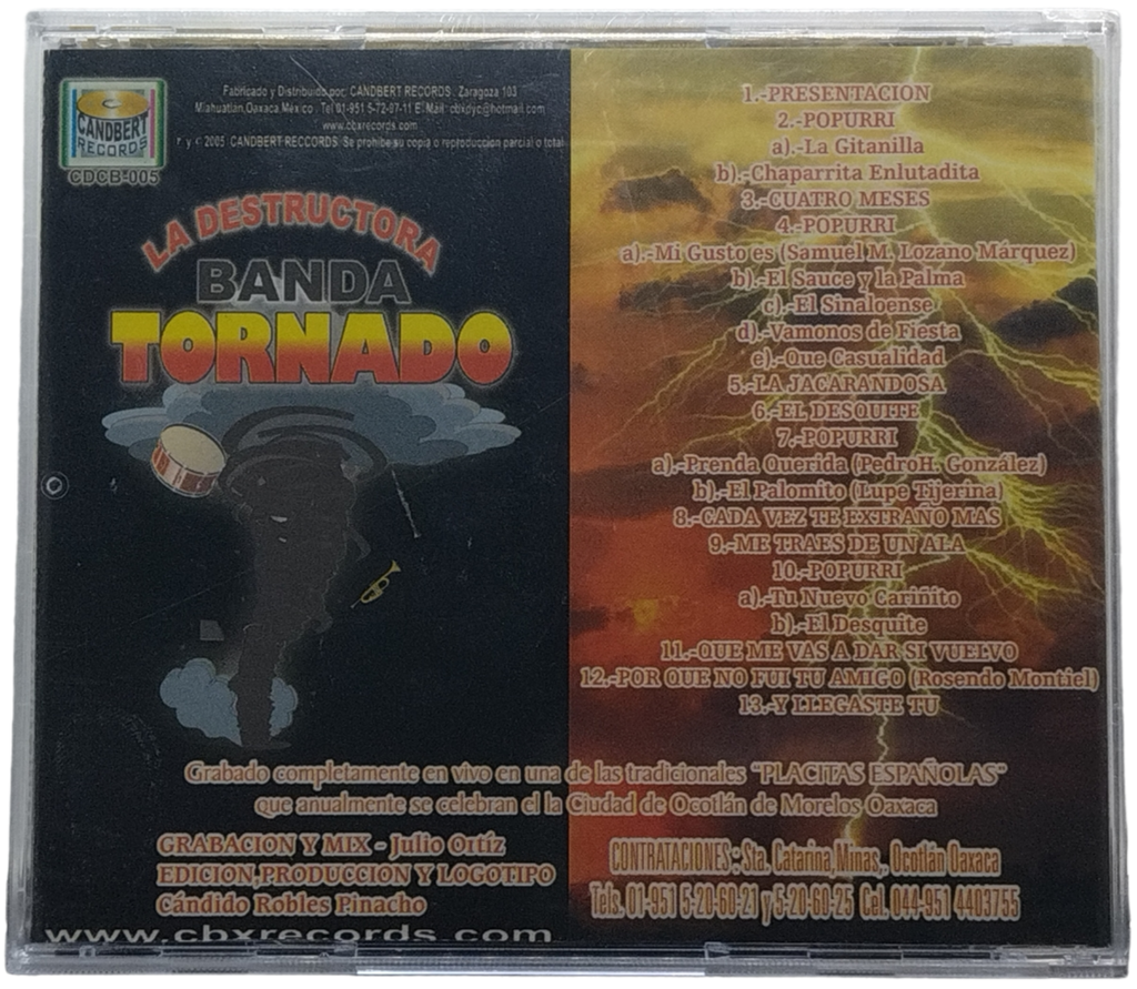 Banda Tornado - Completamente En Vivo