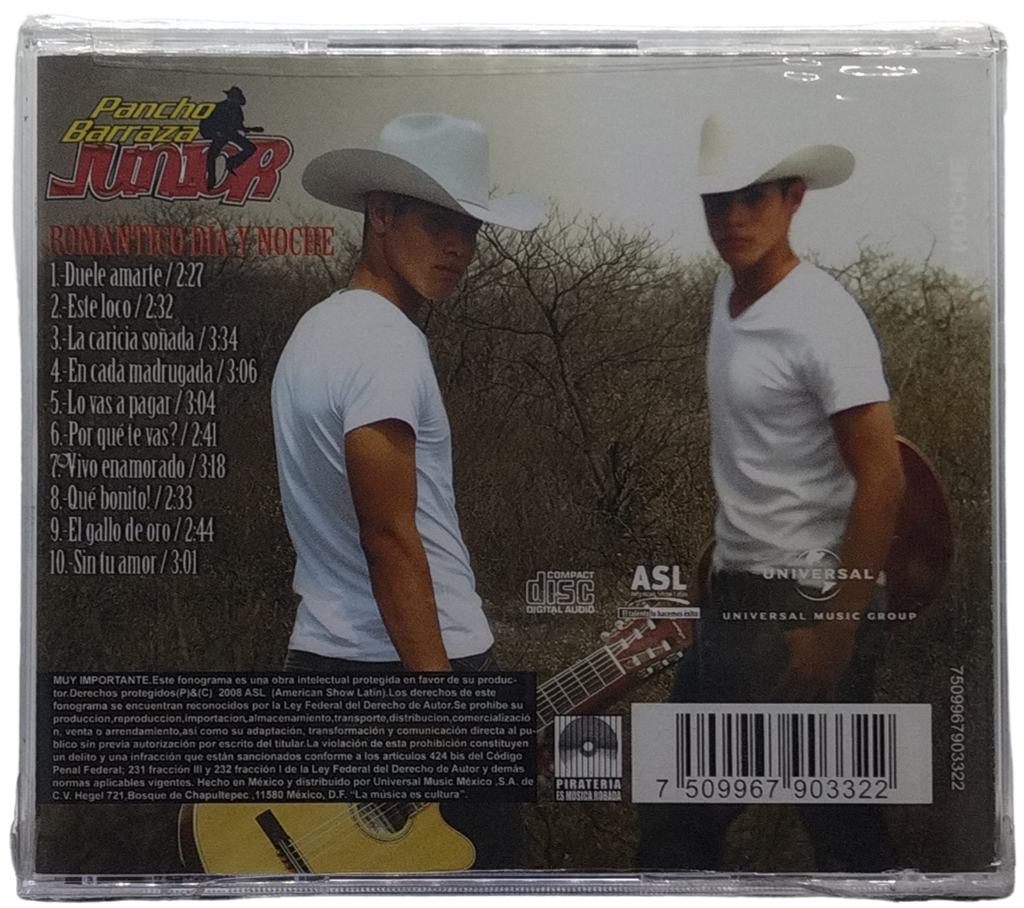 Pancho Barraza Jr. - Romantico Dia Y Noche