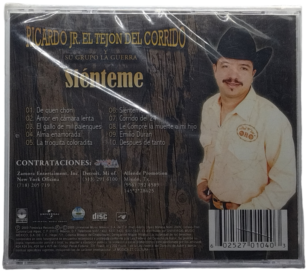 Ricardo Jr. El Tejon Del Corrido - Sienteme