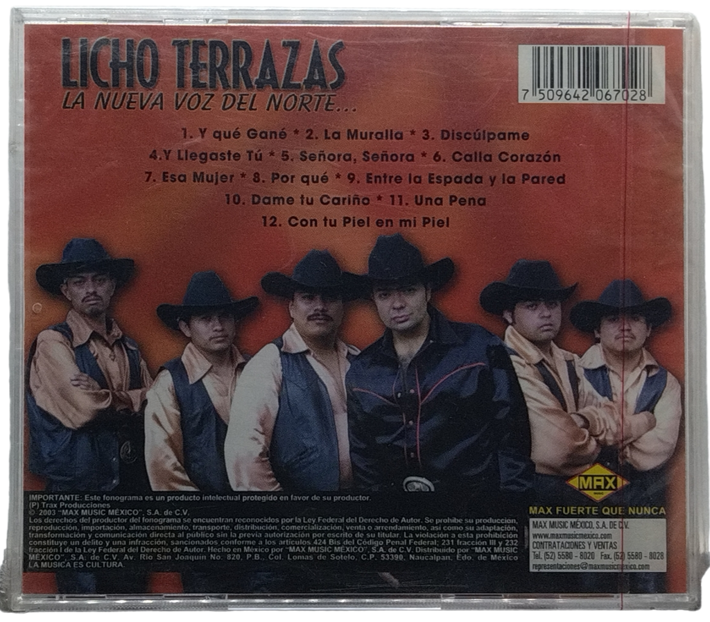 Licho Terrazas - La Nueva Voz Del Norte