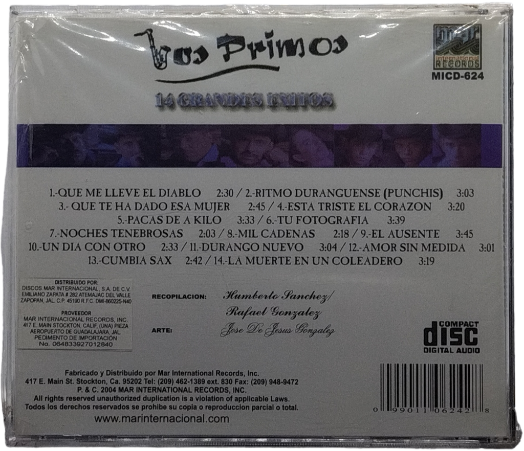 Los Primos - 14 Grandes Exitos