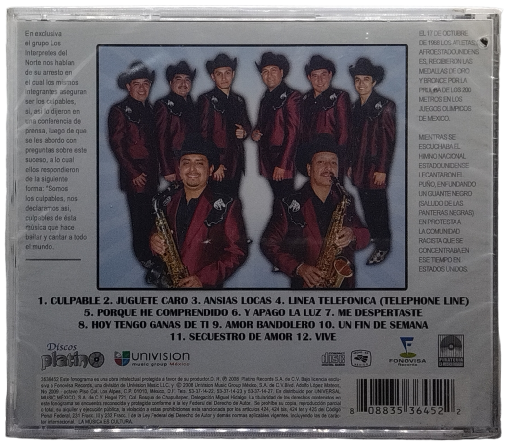 Los Interpretes Del Norte - Culpable