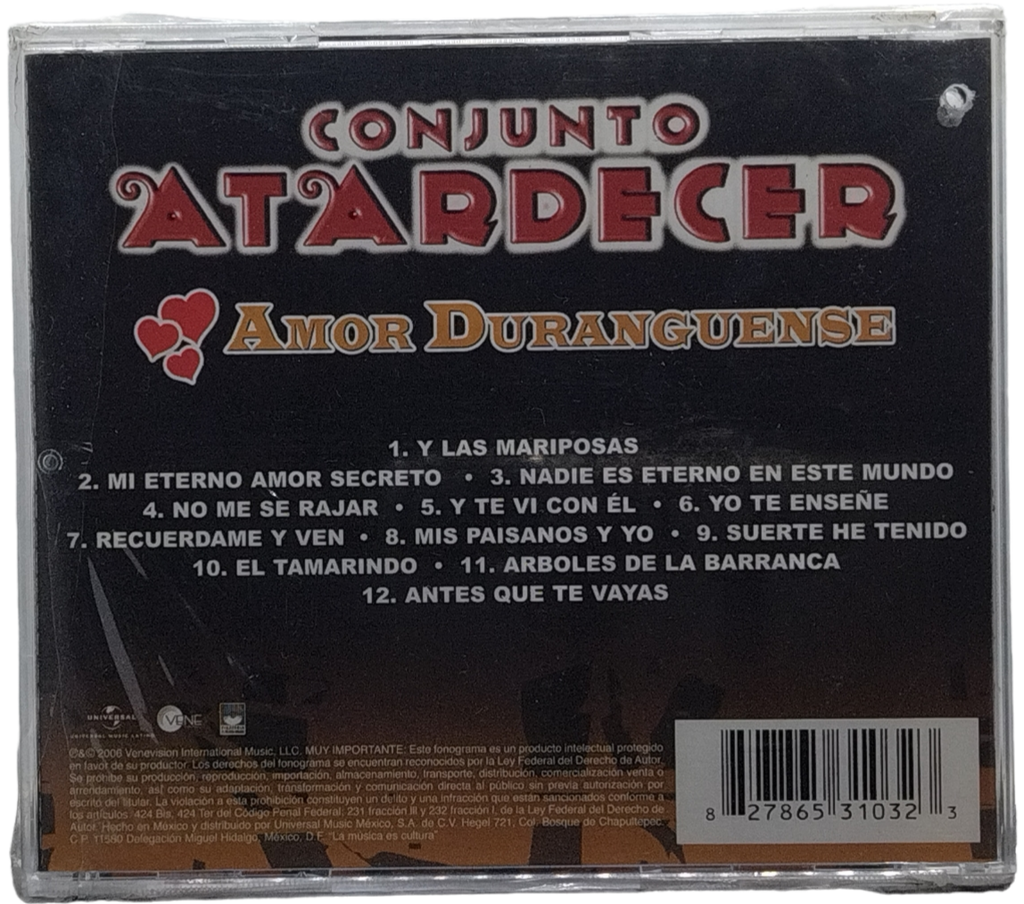 Conjunto Atardecer - Amor Duranguense