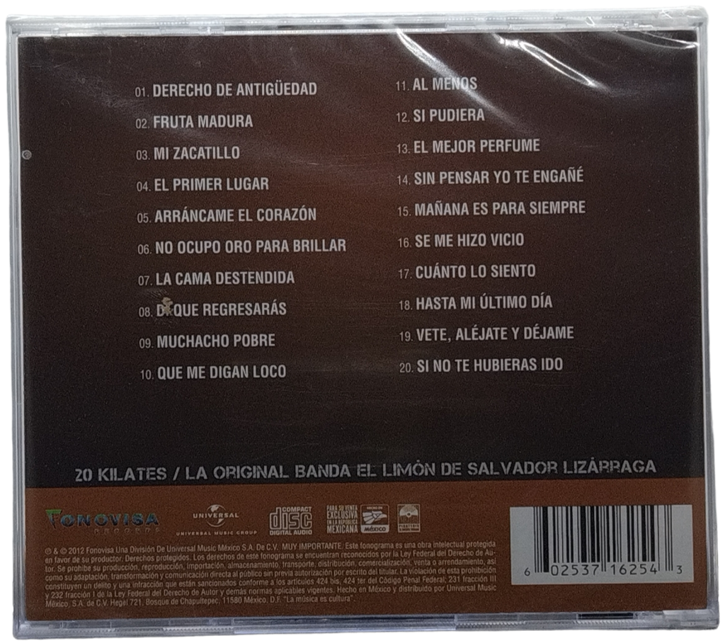 La Original Banda El Limon - 20 Kilates