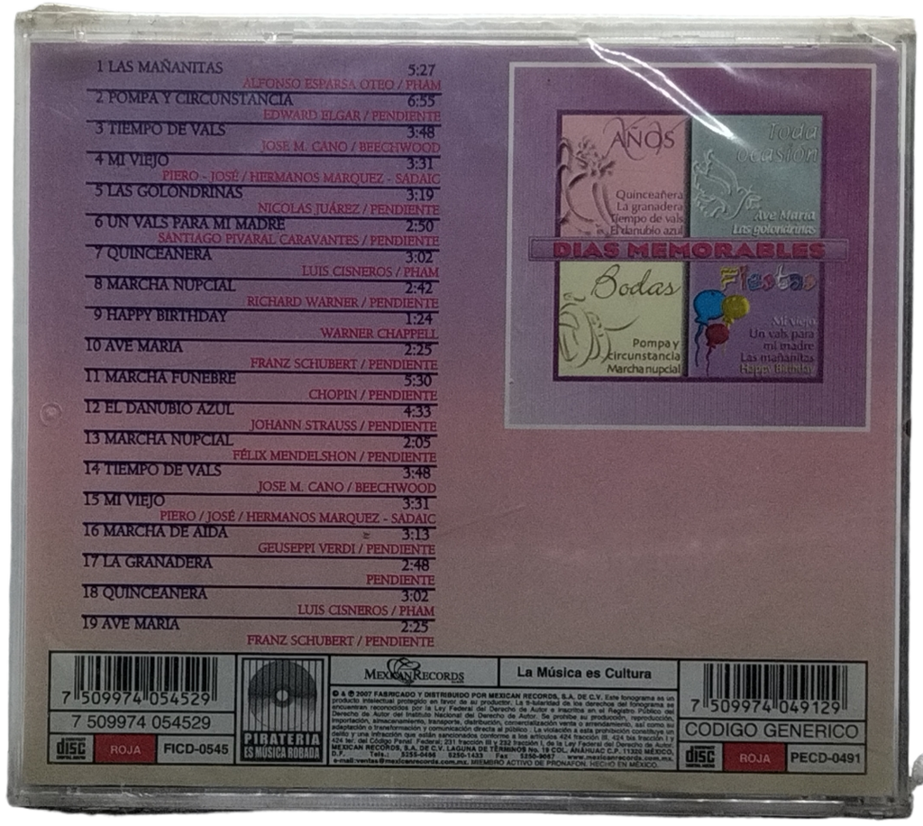 Varios - Dias Memorables