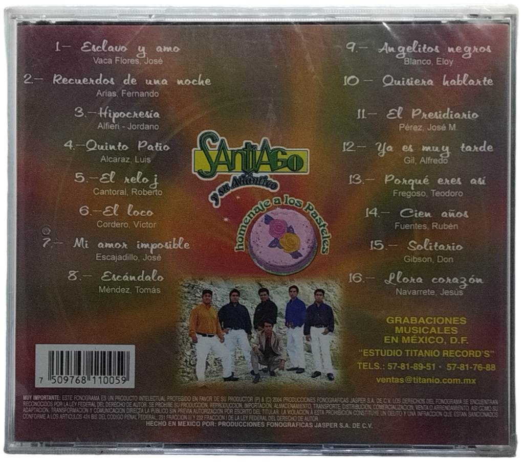 Santiago Y Su Atlantico - 16 Exitos