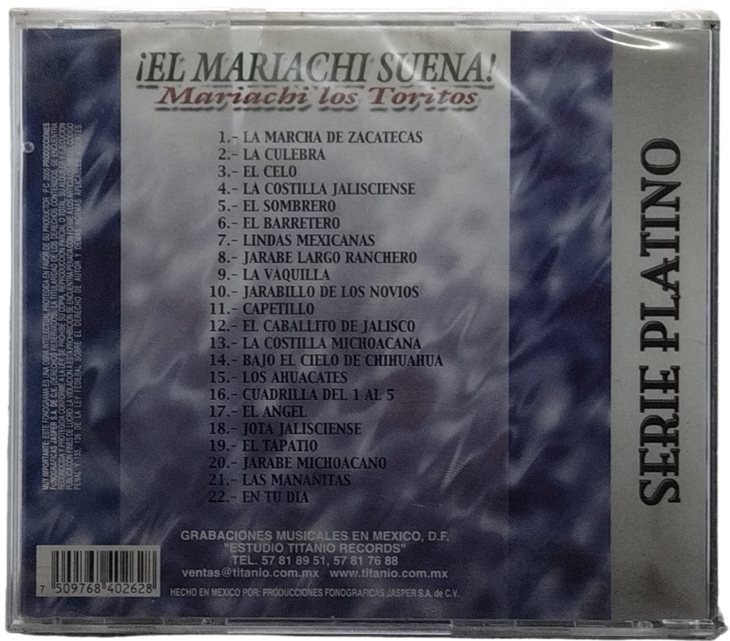 Mariachi Los Toritos - El Mariachi Suena 20 Exitos
