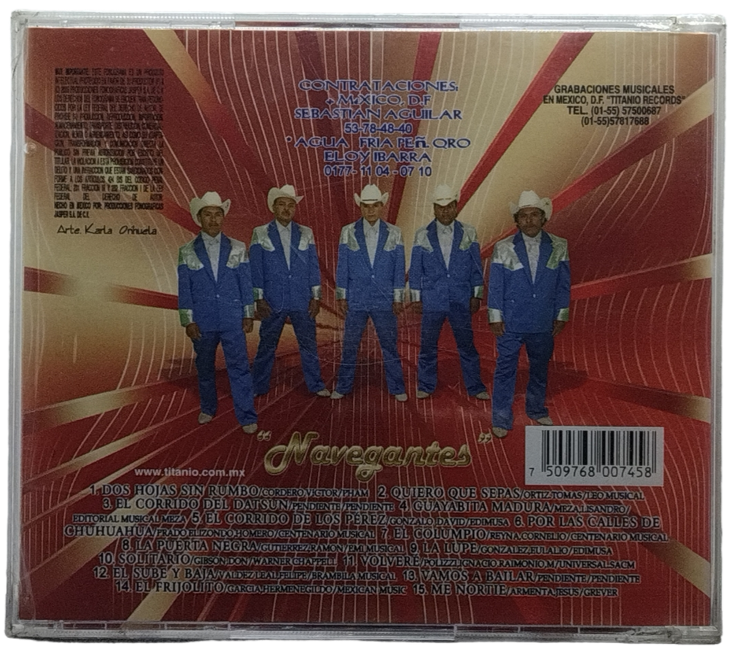 Los Navegantes - 15 Exitos Norteños
