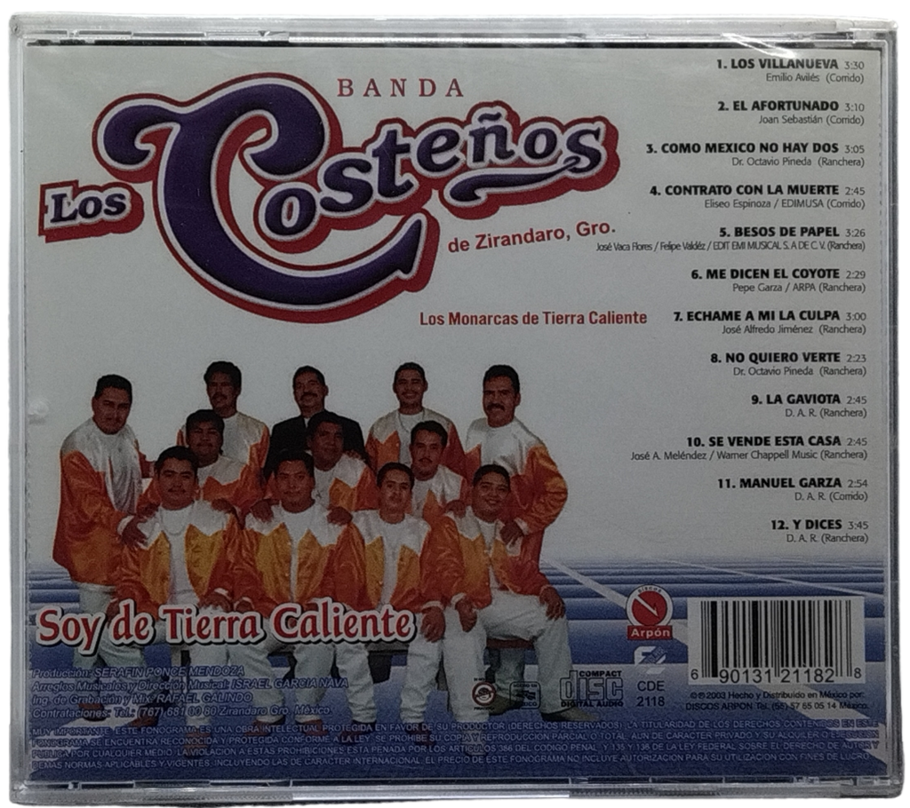 Banda Los Costeños - Soy De Tierra Caliente