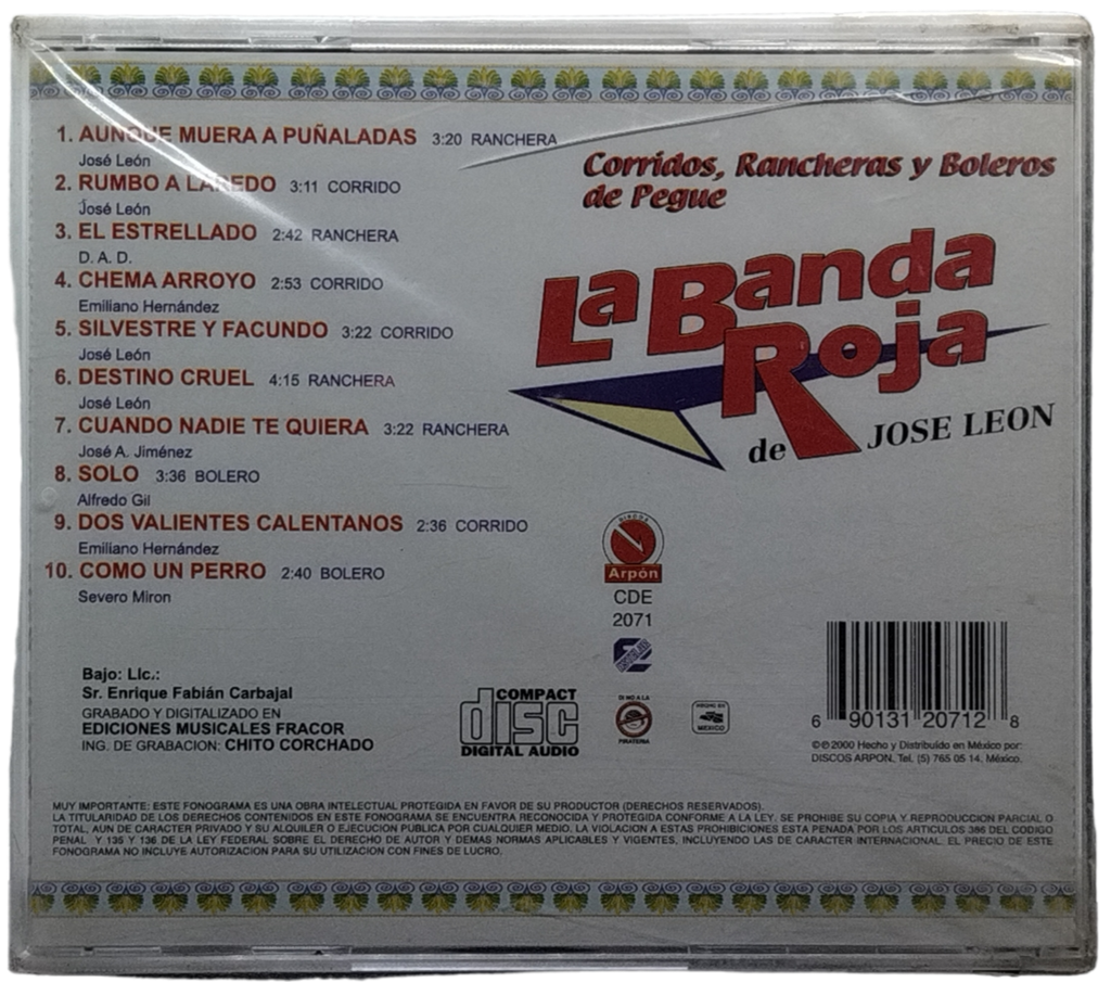 La Banda Roja - Corridos Rancheras Y Boleros De Pegue Vol. 1