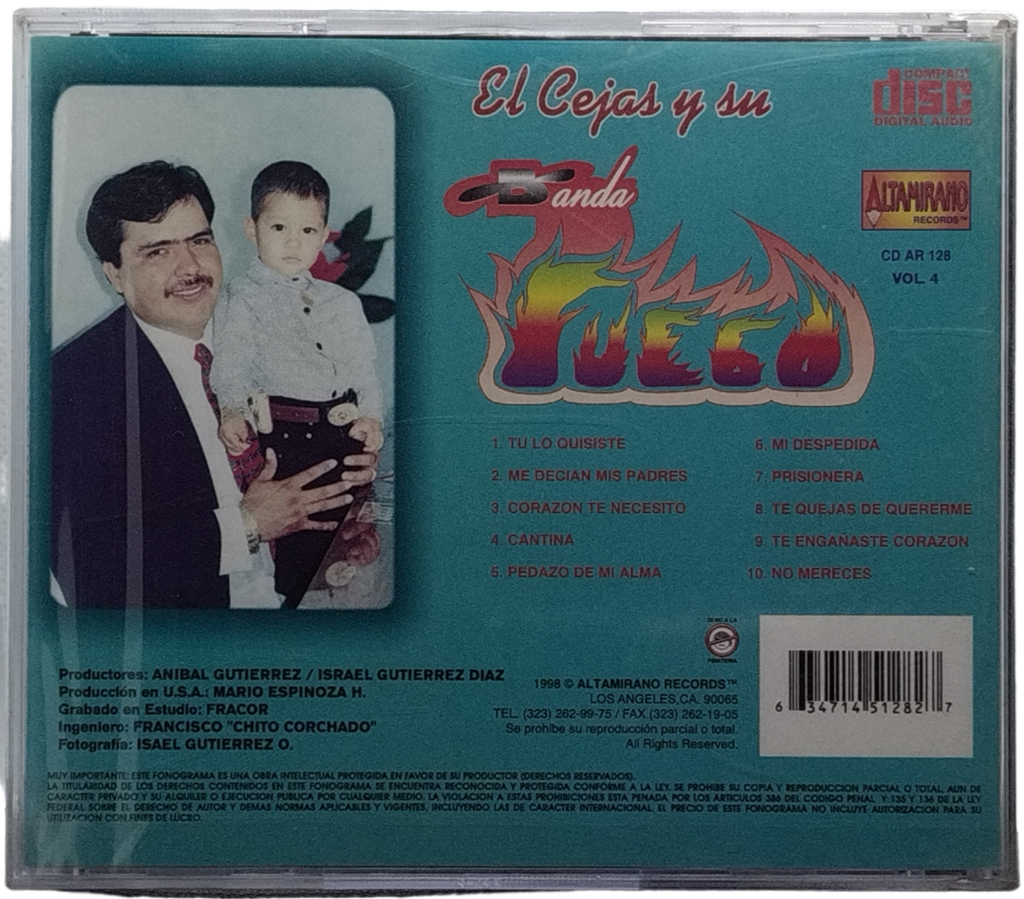 El Cejas Y Su Banda Fuego - Tu Lo Quisiste
