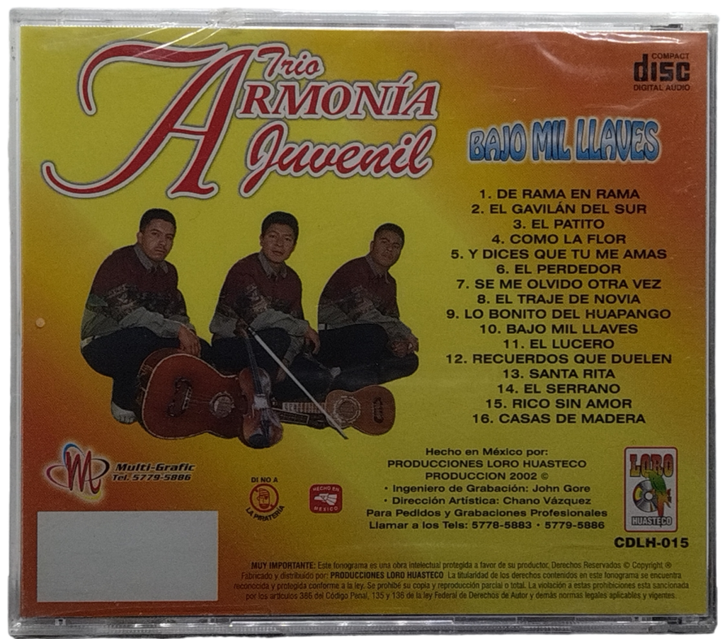 Trio Armonia Juvenil - Bajo Mil Llaves