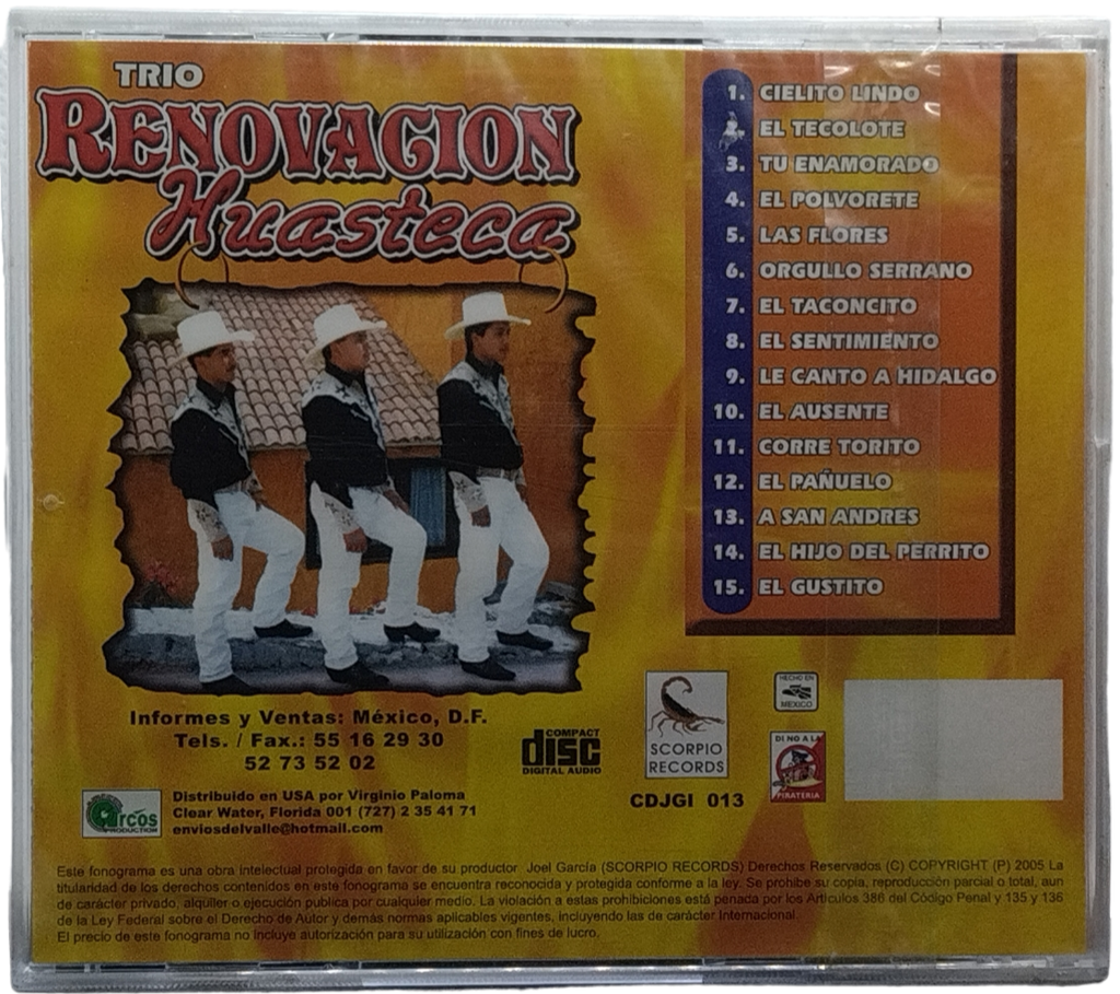 Trio Renovacion Huasteca - Le Canto A Hidalgo