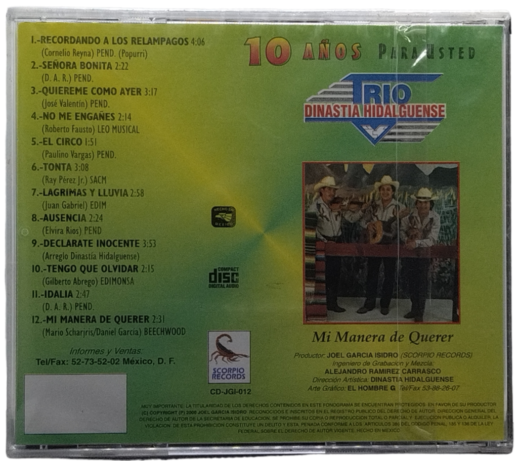 Trio Dinastia Hidalguense - Mi Manera De Querer
