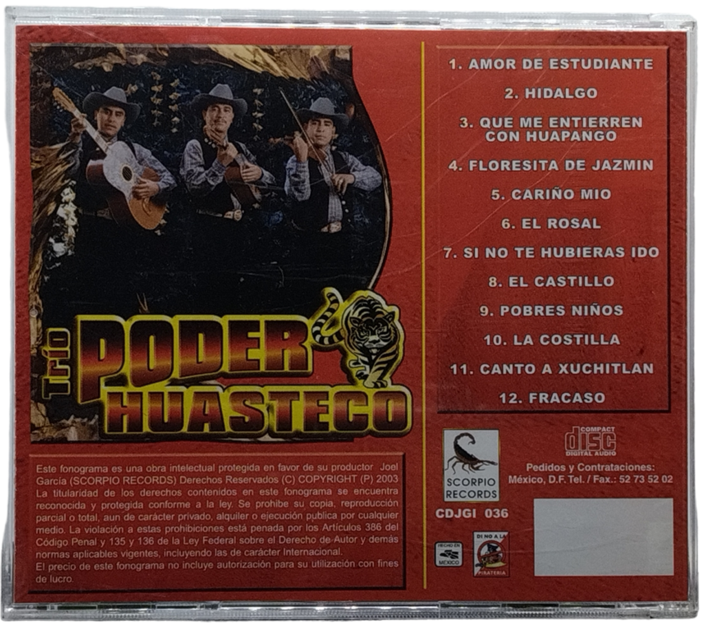 Trio Poder Huasteco - Amor De Estudiante