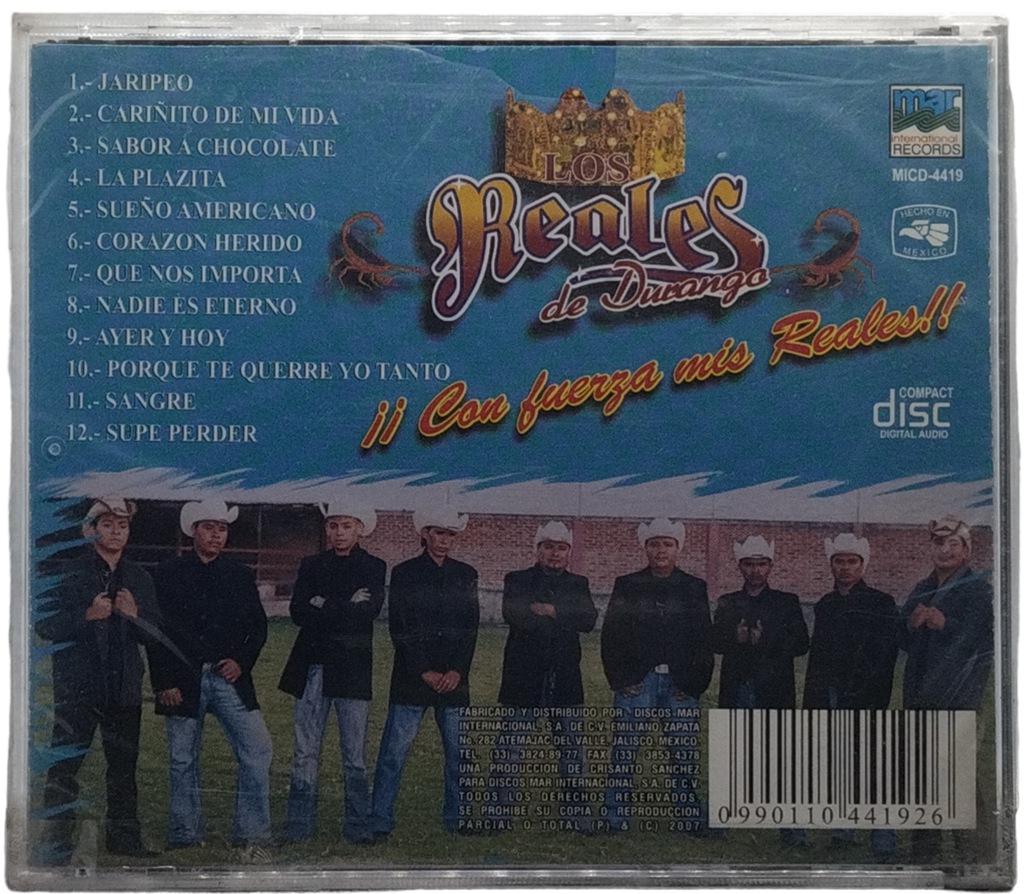 Los Reales De Durango - Con Fuerza Mis Reales