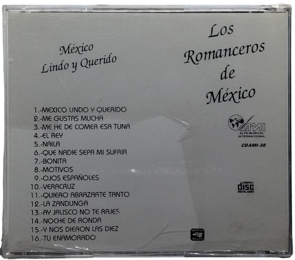 Los Romanceros De Mexico - Mexico Lindo Y Querido