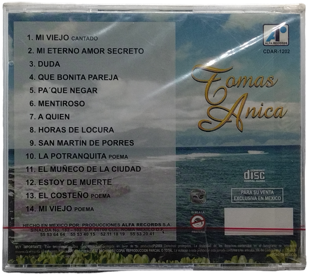 Tomas Anica - El Romantico Costeño