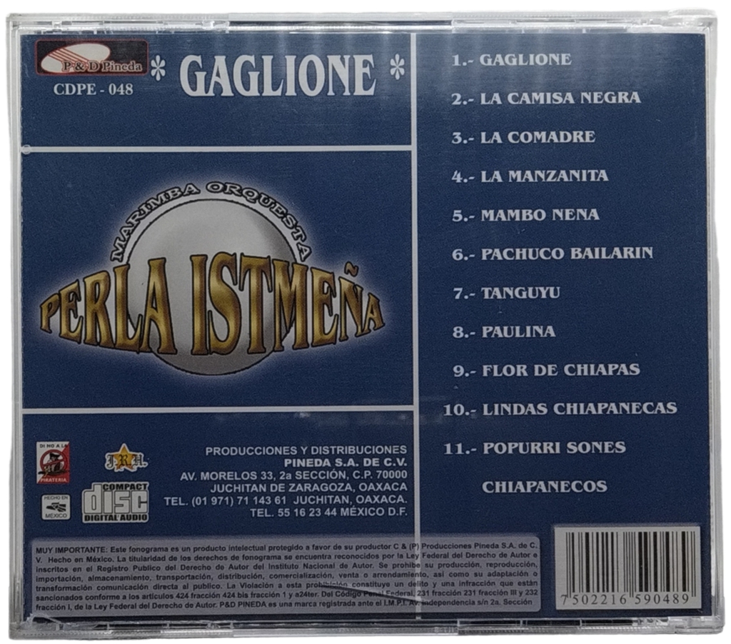Marimba Orquesta Perla Istmeña - Gaglione