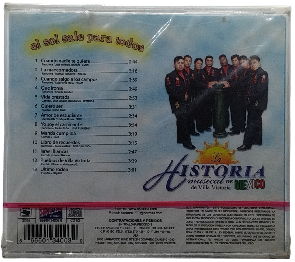 La Historia Musical De Mexico - El Sol Sale Para Todos