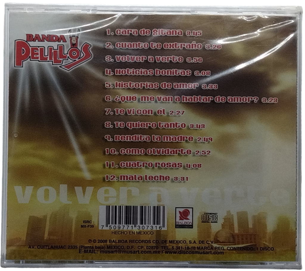 Banda Pelillos - Volver A Verte