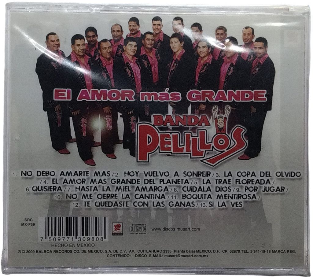 Banda Pelillos - El Amor Mas Grande