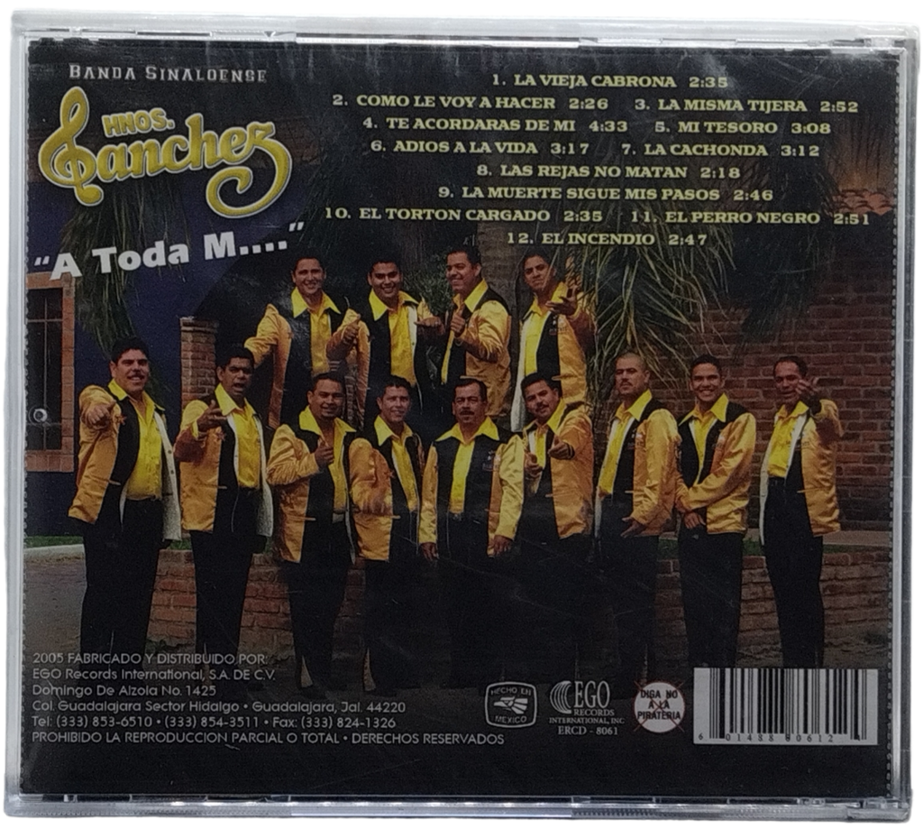 Banda Sinaloense Hermanos Sanchez - A Toda Ma