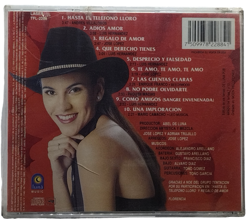 Florencia - Hasta El Telefono Lloro