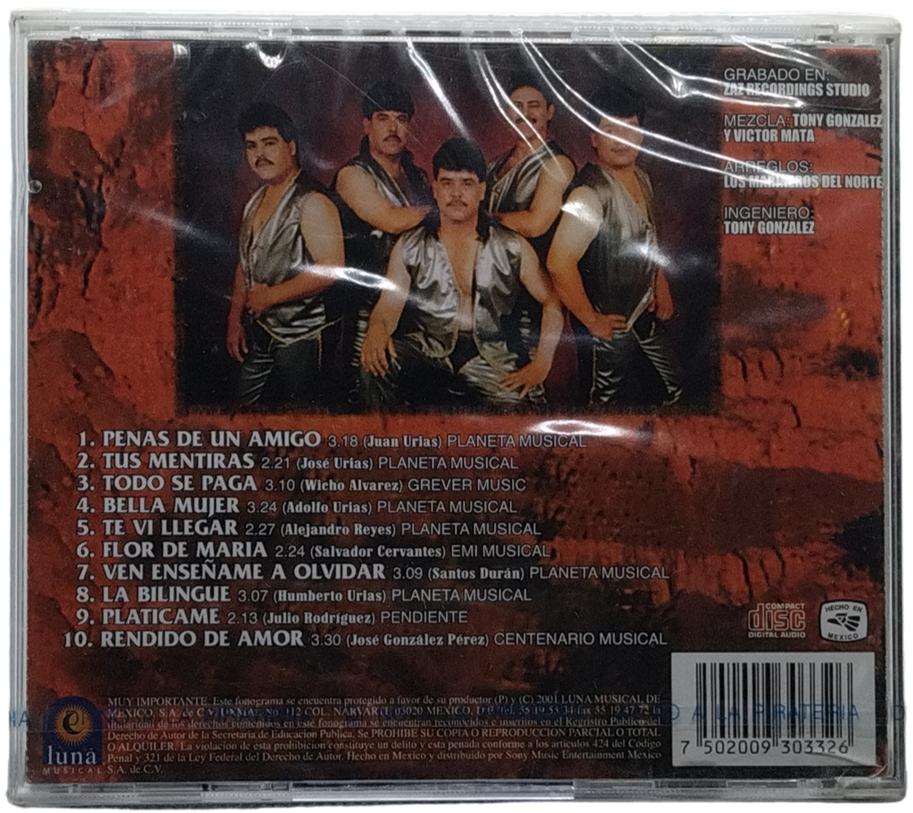 Los Marineros Del Norte - Penas De Un Amigo