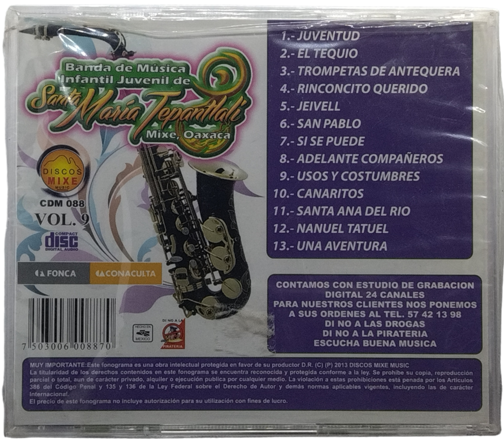 Banda Santa Maria Tepantlali - Vol. 9