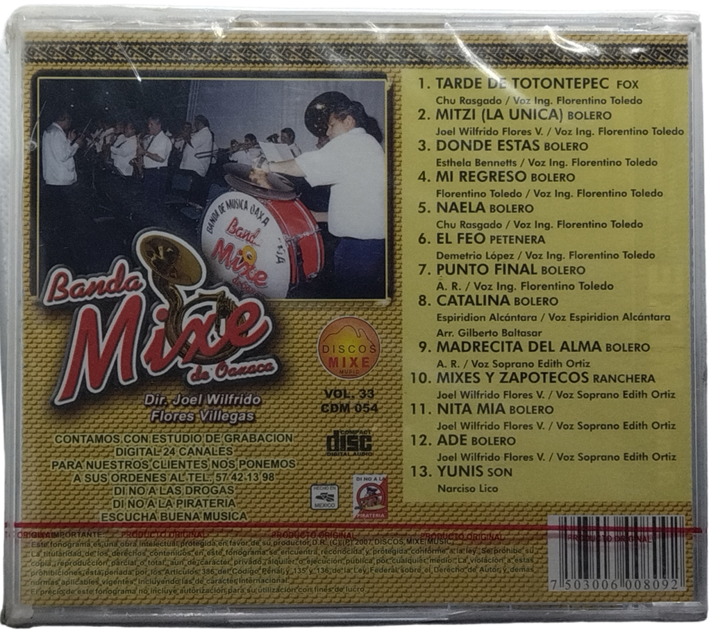 Banda Mixe - Vol. 33 Chuy Rasgado
