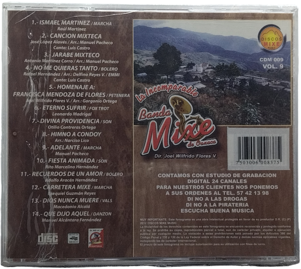 Banda Mixe - Vol. 9 Cancion Mixteca