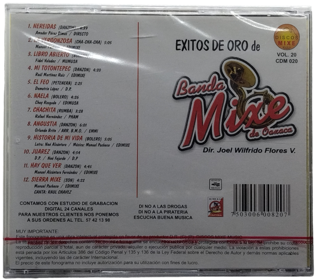 Banda Mixe - Vol. 20 Exitos De Oro De Vol. 3