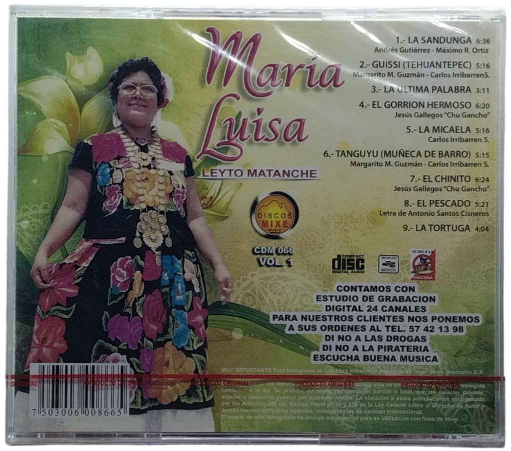 Maria Luisa - Vol. 1 Leyto Matanche