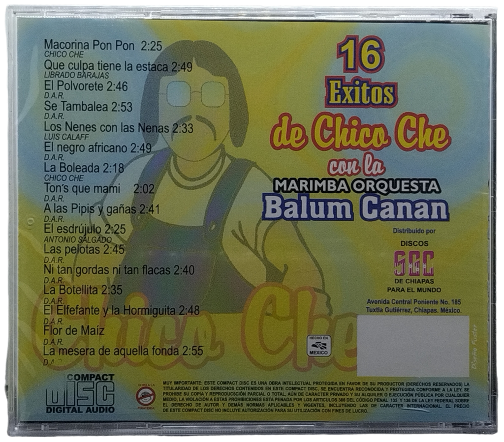 Marimba Orquesta Balum Canam - 16 Exitos De Chico Che