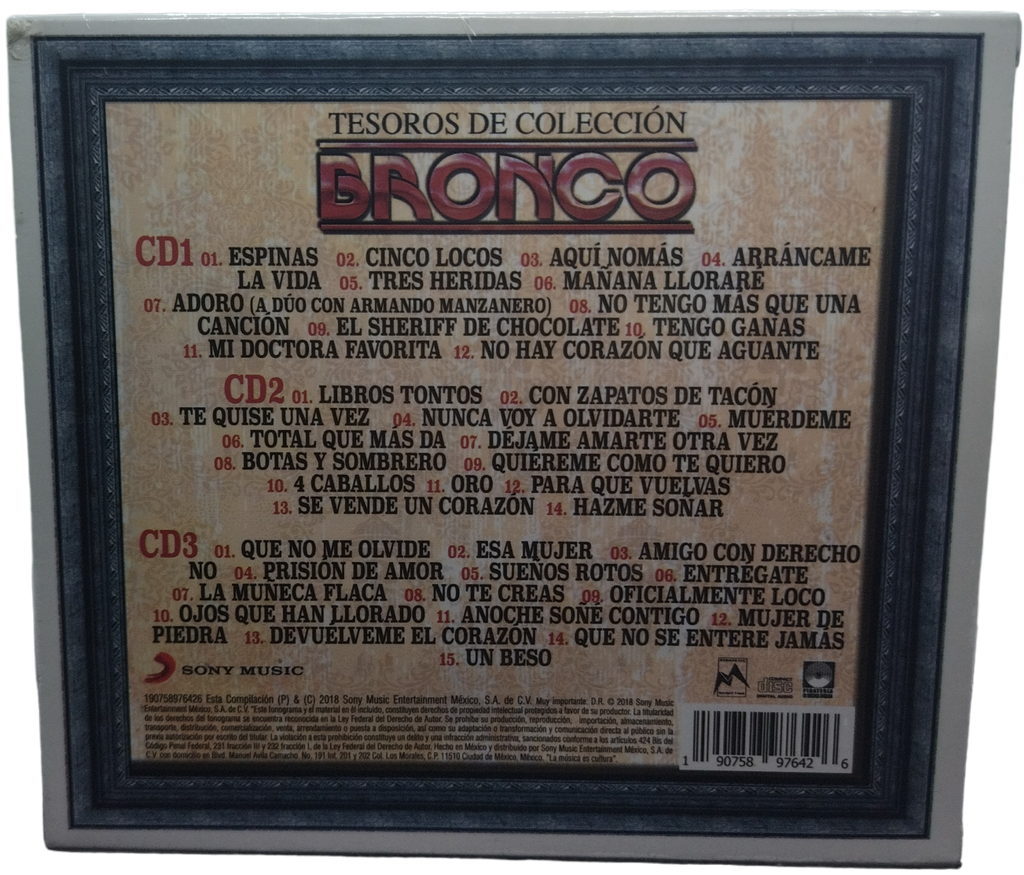 Bronco - Tesoros De Coleccion (Salvaje Y Tierno)