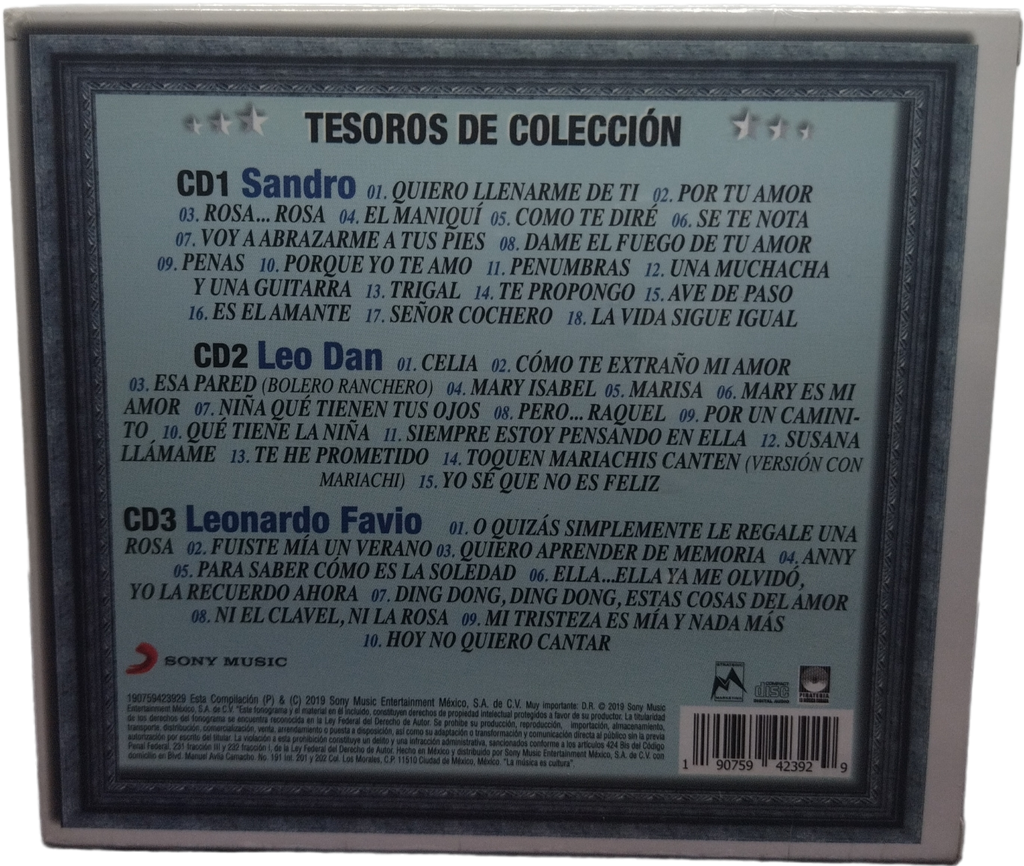 Sandro - Leo Dan - Leonardo Favio - Tesoros De Coleccion