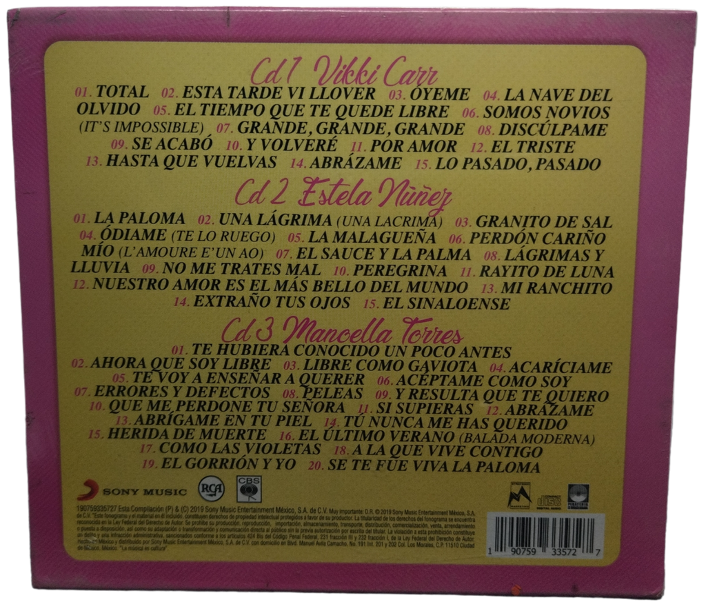 Estela Nuñez - Vikki Carr - Manoella Torres - 2 Siglos De Musica