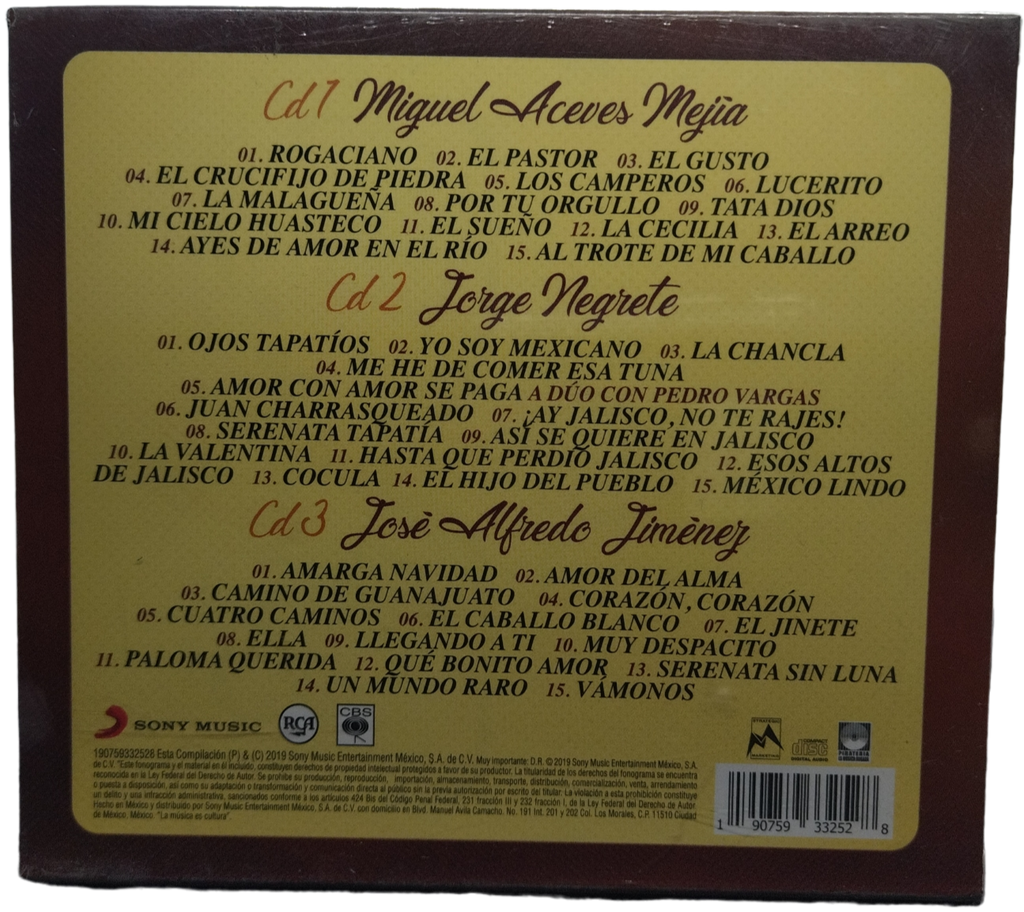 Jorge Negrete - Miguel Aceves Mejia - Jose Alfredo Jimenez - 2 Siglos De Musica