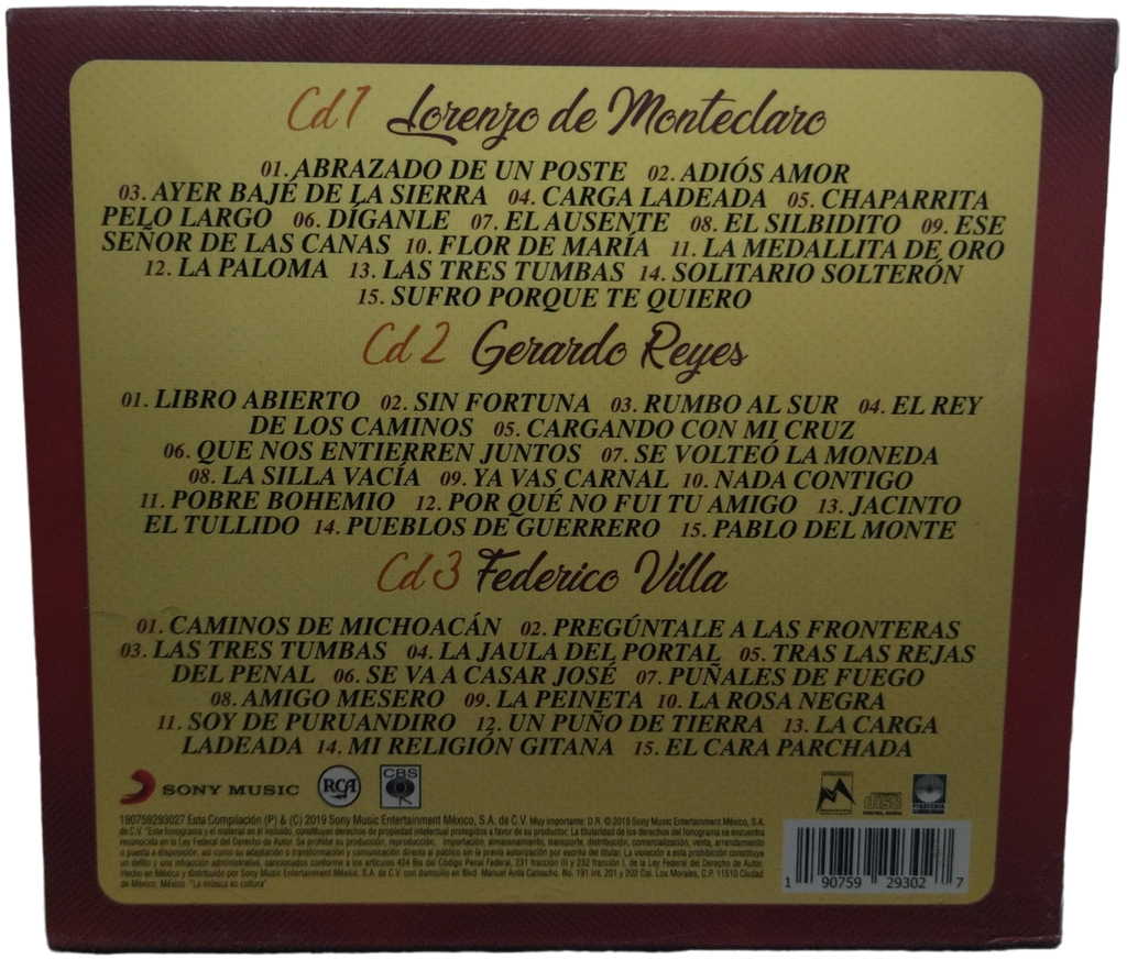Gerardo Reyes - Lorenzo De Monteclaro - Federico Villa - 2 Siglos De Musica