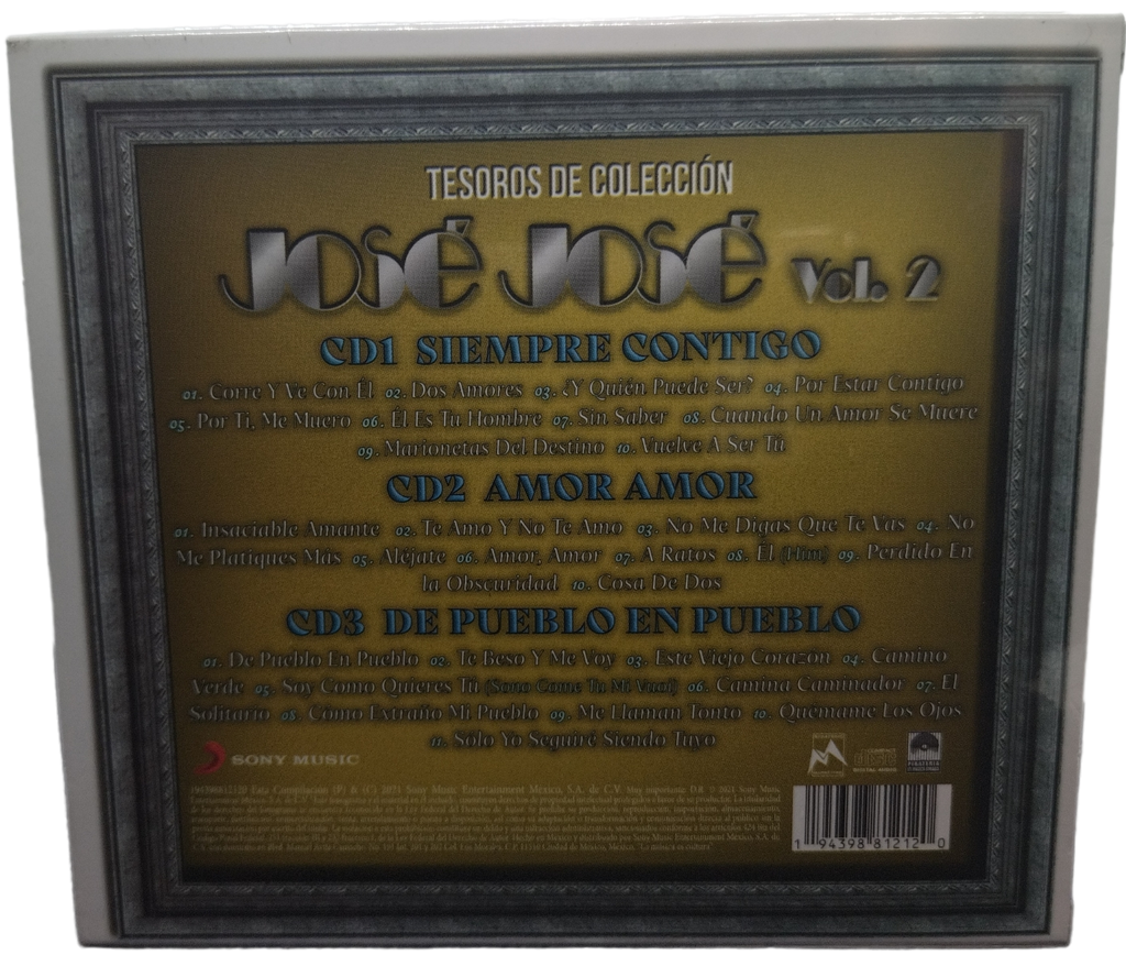 Jose Jose - Tesoros De Coleccion Vol. 2
