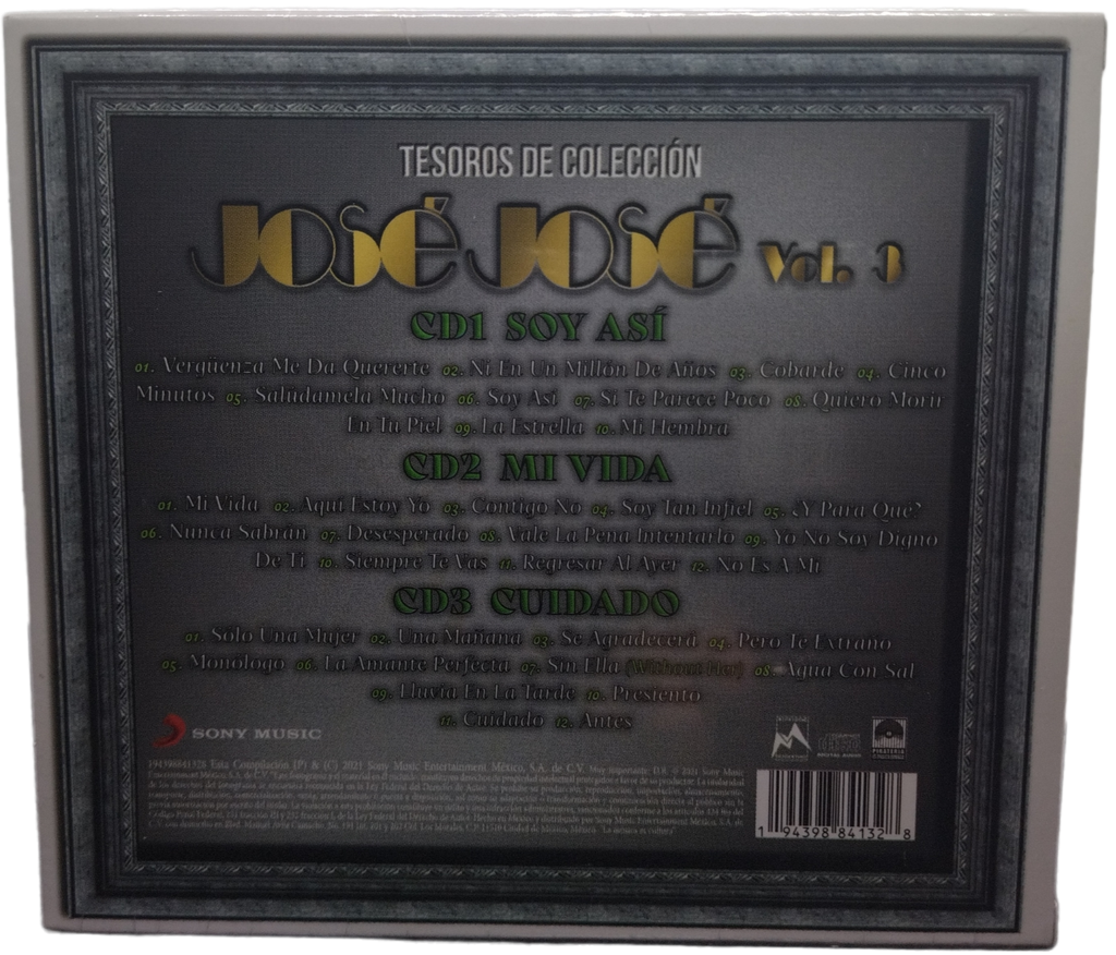 Jose Jose - Tesoros De Coleccion Vol. 3
