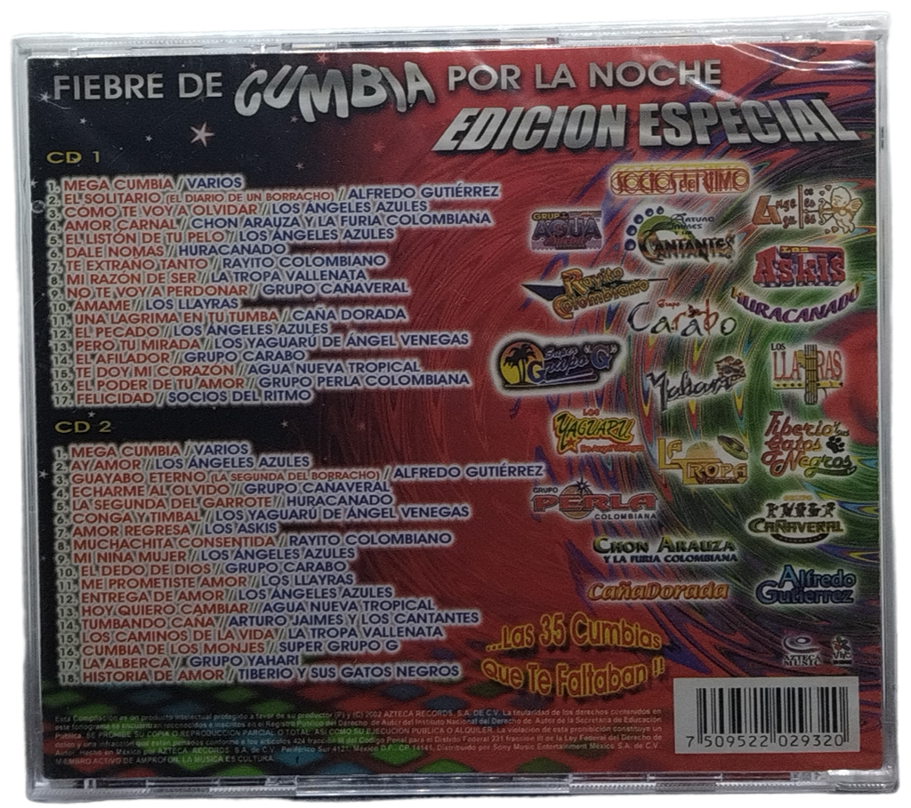 Varios - Fiebre De Cumbia Por La Noche Edicion Especial