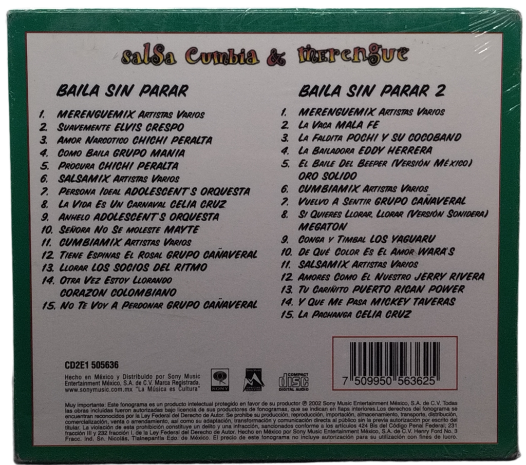 Varios - Salsa - Cumbia - Merengue - Salsa - Cumbia - Merengue - Bailando Sin Parar