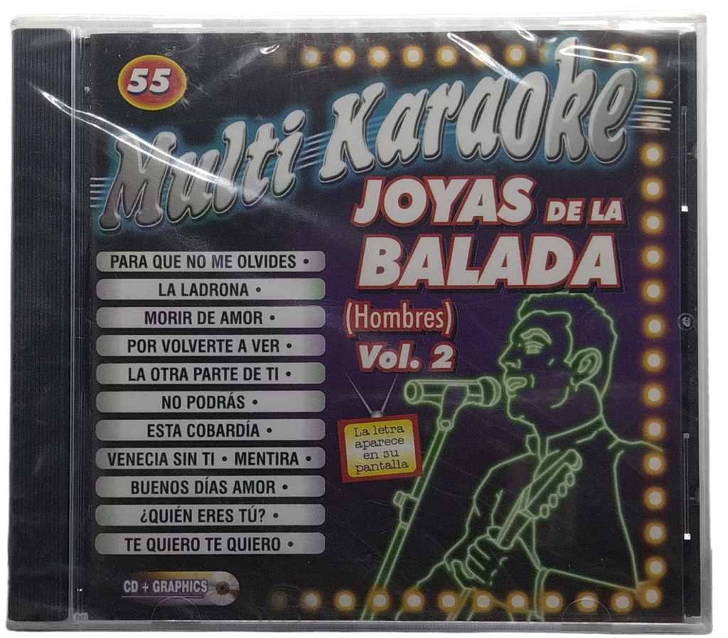 Multi Karaoke - Canta Como Joyas De La Balada Vol. 2 Hombres