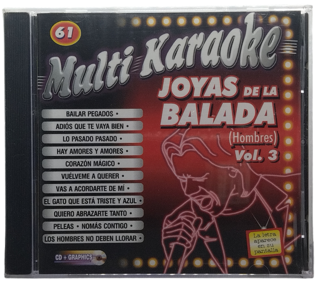 Multi Karaoke - Canta Como Joyas De La Balada Vol. 3 Hombres