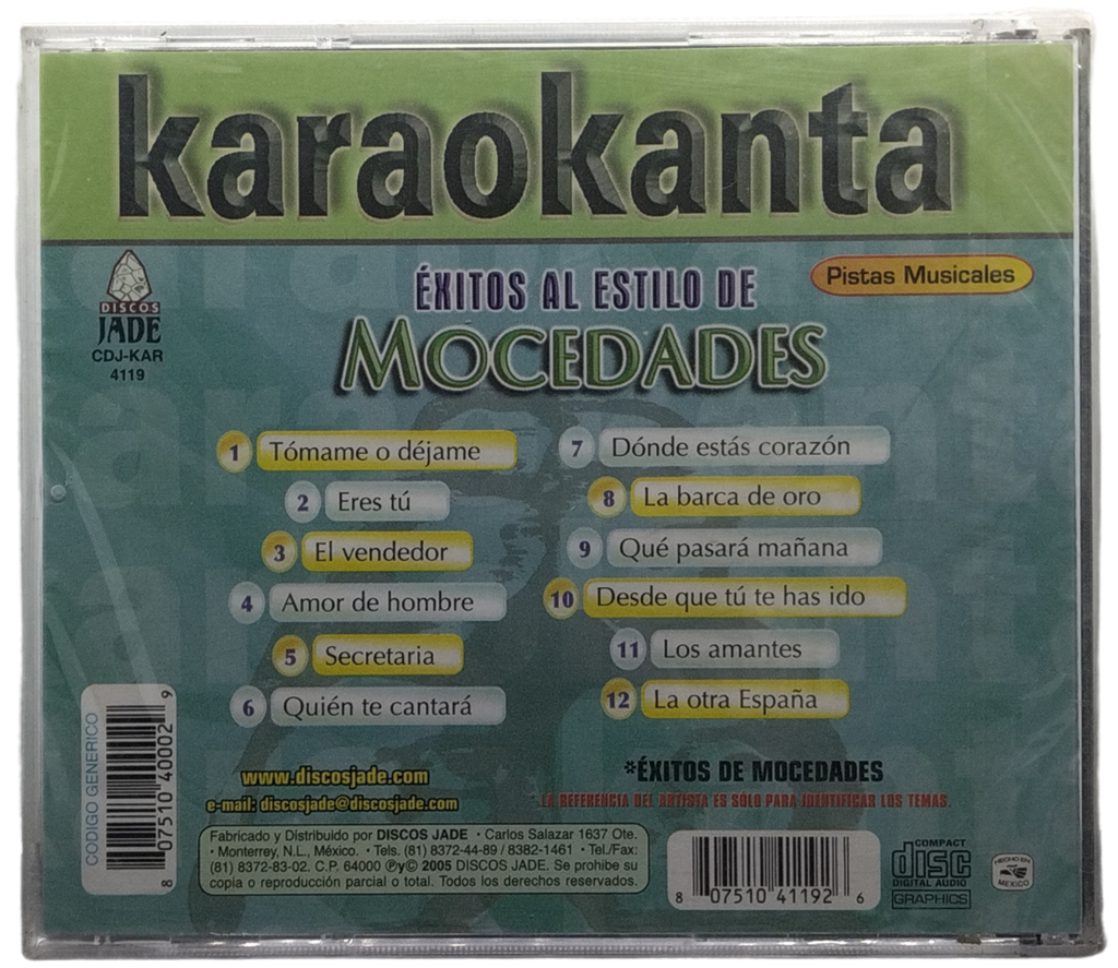 Karaokanta - Canta Como Mocedades