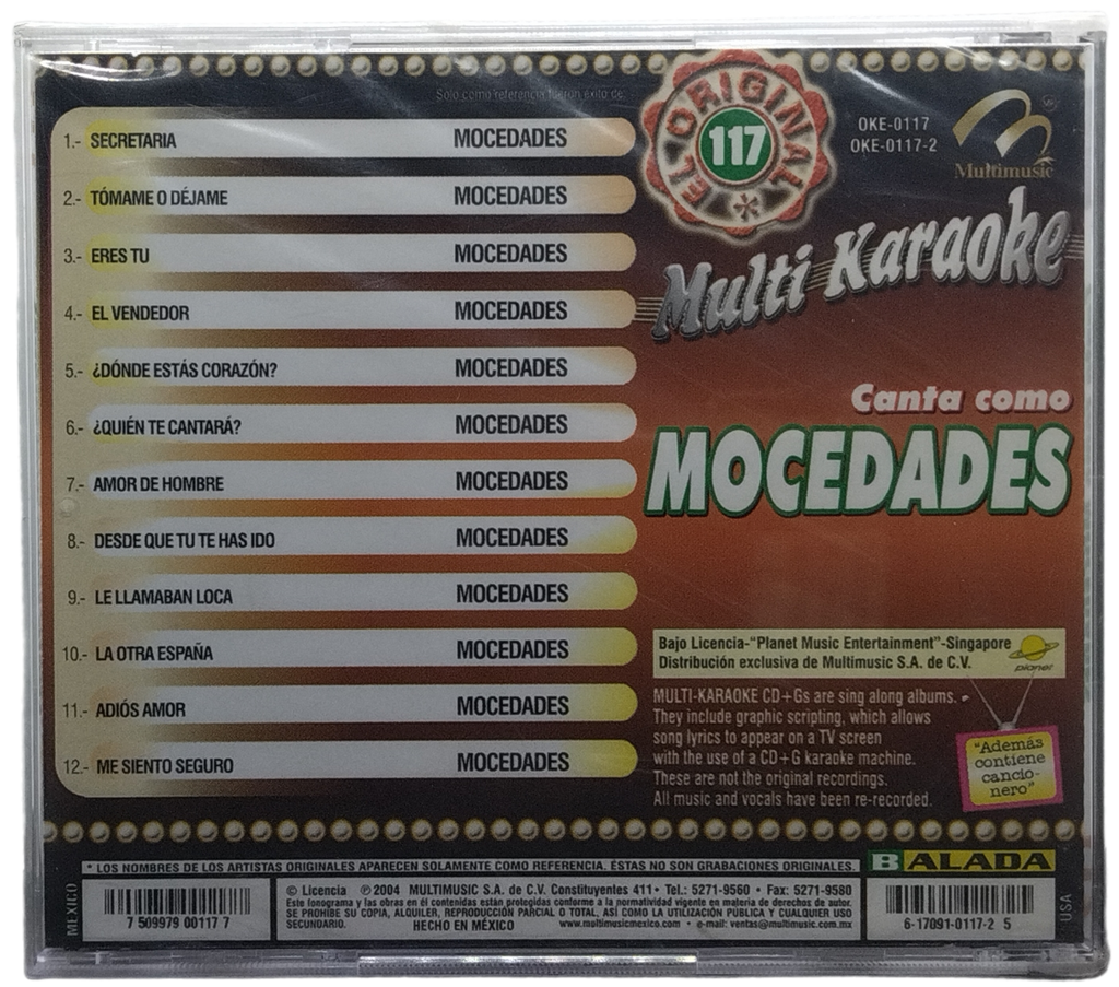 Multi Karaoke - Canta Como Mocedades